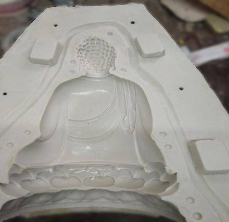 佛祖硅橡膠模具細節 佛祖硅橡膠模具細節
