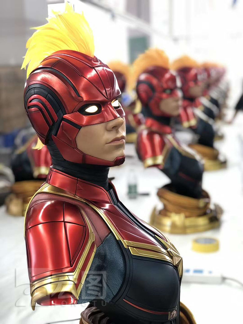 神奇隊長面具模型 神奇隊長面具模型